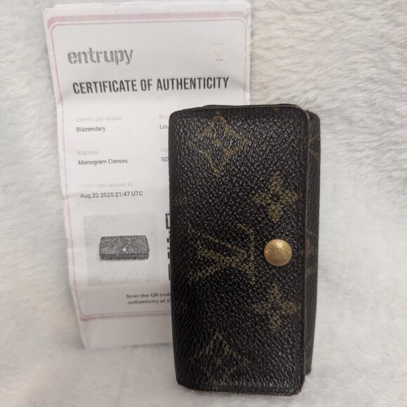 Authentic Louis Vuitton Monogram Key Wallet - Picture 1 of 13